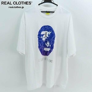 ☆A BATHING APE/アベイジングエイプ LINE CAMO APE HEAD RELAXED FIT TEE/Tシャツ L /LPL