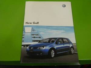 ■VW New Golf カタログ2004 1KAXW 1KBAG