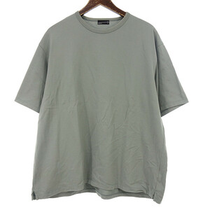 【特別価格】LAD MUSICIAN 21SS BIG T-SHIRT オーバー カットソー 半袖Tシャツ カーキ メンズ46