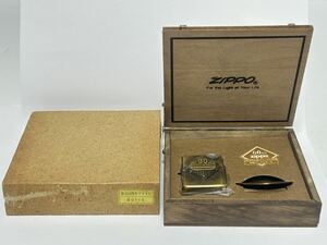 (181) ZIPPO ジッポ ジッポー オイルライター 60周年 特別限定品 通しナンバー入り1000個 特製キーホルダー付 NO.0115 ブラスM 未使用品