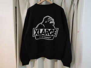 X-LARGE エクストララージ XLARGE SLANTED OG CREWNECK KNIT TOP ニット セーター ブラック Mサイズ 2024 最新人気品