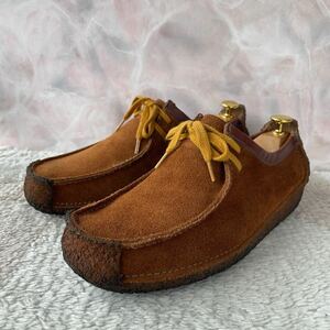 Clarks ORIGINALS クラークス ナタリー ブラウン レザー UK7.5G