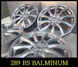 【289】OT0212283 ▲BS BALMINUM TR10▲17x7J 5穴 PCD114.3 +53 4本 ノア ヴォクシー ステップワゴンなど