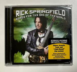 リック・スプリングフィールド 未開封 輸入盤CD SONGS FOR THE END OF WORLD 洋楽 Rick Springfield