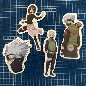 NARUTO はたけカカシ カカシ先生 リン ステッカー シール セット うちはイタチ うちはサスケ うずまきナルト