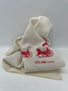 【新品】CELINE セリーヌ　馬車 スカーフ ストール ショール　115cm28cm