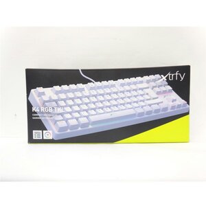 1円【未使用】Xtrfy /コンパクトメカニカルキーボード/K4　RGB TKL/42