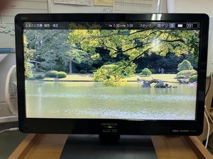 No８５８　日立　　１９型　LED　液晶テレビ　２０１７年製　L１９―N2