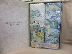 CHRiSTiNe THoMSoN NEW YoRK ウール混肌掛布団＆綿毛布