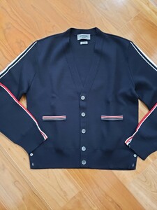 【極美品】　Thom Browne トムブラウン　カーディガン　ネイビー　サイズ 3