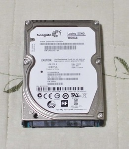 Seagate ST1000LM014 HDD+SSD ハイブリッドSSHD 1TB使用時間　1514時間 