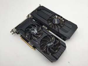 ♪▲【Palit】NVIDIA GeForce GTX 1060 6GB GDDR5 192bit グラフィックボード 部品取り 2点セット まとめ売り 1218 13