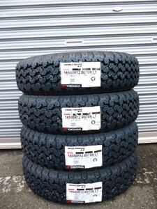 H☆全国送料込☆ヨコハマジオランダーKT☆145/80R12 80/78☆145R12 6PR相当☆４本☆ハイゼットエブリィキャリィサンバーNバンアトレー