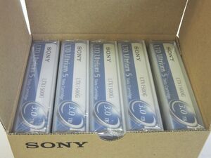 未開封品 5巻 SONY LTO Ultrium5 LTX1500GR 1.5TB/3.0TB データカートリッジ 5巻 *416764