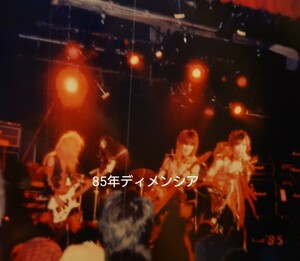 85年DEMENTIA TAIJI 沢田泰司 X JAPAN LOUDNESS D.T.R hide YOSHIKI XJAPAN 写真