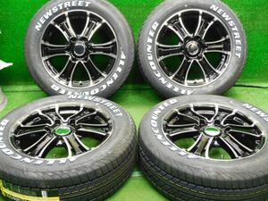 新品 ホイールタイヤ 4本 215/60R17 2023年製 5ZIGEN KOMA ブラックマン2 ラジアル タイヤ オーレンカウンター ニューストリート OG-20