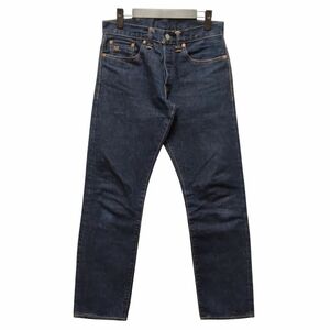 RRL ダブルアールエル SLIM FIT デニム パンツ ボタンフライ 耳付き インディゴ サイズ30×30 正規品 / 34624