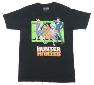 ★ 00S OLD US公式 USAオフィシャル ハンターハンター HUNTER×HUNTER 半袖 Tシャツ Mサイズ MEDIUM 黒 ブラック Y2K VINTAGE