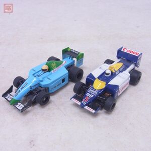 エポック/トミー TYCO AFX HOスケール スロットカー レイトンハウス F1/ウィリアムズ ルノー FW14 計2点セット 動作未確認 ジャンク【10