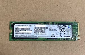 SAMSUNG SSD M.2 2280 NVMe 512GB 使用時間:3178h