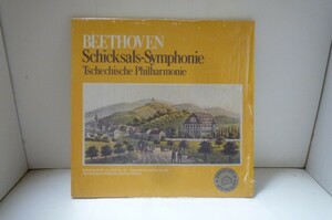 ▲LP盤 ベートーベン BEETHOVEN Schicksals-Symphonie Tschechische Philparmonie ドイツ盤 1LP 美品▲