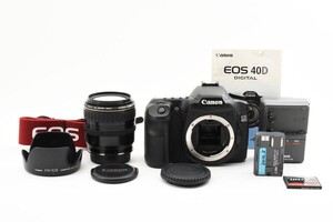 4157 【良品】 Canon EOS 40D Digital Camera/EF 28-105mm F3.5-4.5 Lens キヤノン デジタル一眼レフカメラ AFズームレンズ 0927