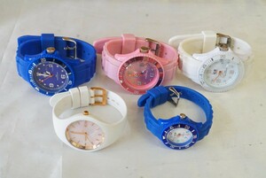 F252 ice-watch / アイスウォッチ ブランド 腕時計 5点セット アクセサリー クォーツ 大量 まとめて おまとめ まとめ売り 不動品