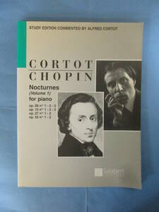 Ｔ 「Nocturnes（Volume1）for piano」CORTOT／CHOPIN　Salabert EDITIONS