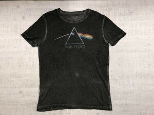 ピンクフロイド PINK FLOYD 狂気 The Dark Side of the Moon 名盤 プログレ ロック バンド 半袖オパールTシャツ メンズ XL 黒