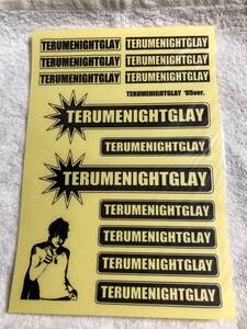 貴重☆GLAY☆TERU☆ＴＥＲＵMEＮＩＧＨＴＧＬＡＹステッカシート☆新品未開封