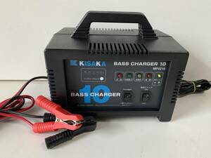 ⑤u204◆KISAKA キサカ◆バッテリーチャージャー BASS CHARGER 10 MP0210 Voyager専用 ディープサイクル バッテリー充電器 通電OK