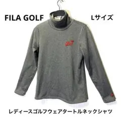 ★FILA GOLF★レディースゴルフウェア タートルネック シャツ Lサイズ