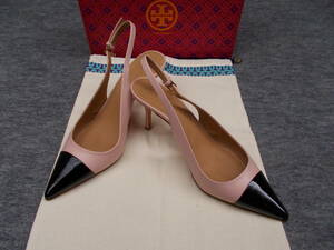 TORY BURCH トリーバーチ スリングバック　ピンヒールパンプス　１０