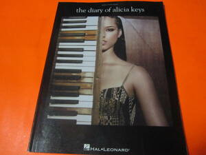 ♪　輸入楽譜　The Diary Of Alicia Keys　アリシア・キーズ　経年シミあり　ピアノ　ヴォーカル　ギター