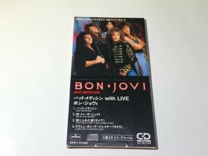 BON JOVI「BAD MEDICINE with LIVE」CD 8cm シングル