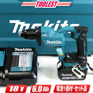 マキタ　18V　充電式スクリュードライバ・青　FS600DRG　6.0Ah Li-ion電池(BL1860B)1個　充電器(DC18RF)　ケース