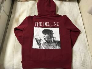 新品 17FW Supreme Decline Hooded Sweatshirt S フーディー