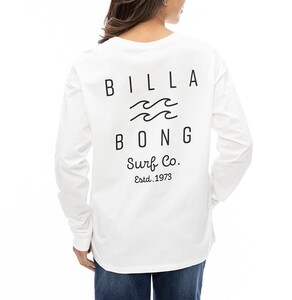 【SALE】★送料無料★2024秋冬 新品【BILLABONG/ビラボン】SOFT CLEAN LOGO LOOS ロンＴ SCS レディースL BE014051