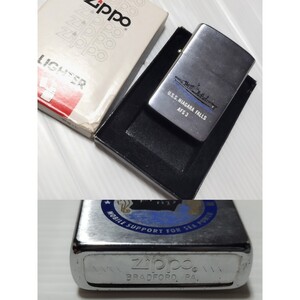 １円スタート　ZIPPO 　U.S.S NIAGARA FALLS AFS 3 アメリカ海軍　貨物船　両面エッチング　1983年製