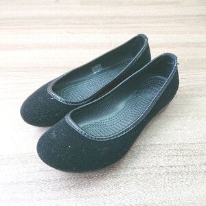 ◇ crocs クロックス パンプス サイズ6 ブラック レディース E