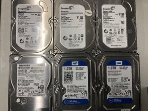 1TB　HDD　6個セット　すべて正常