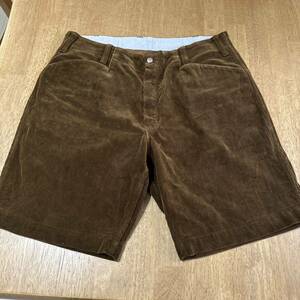 TENDERLOIN テンダーロイン パンツ サイズ:M ピケ フリスコ ワーク ショーツ T-BDP PIQUE SHORTS ブラウン ボトムス ショートパンツ