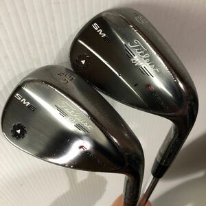 送料無料★VOKEY SM6 スティールグレー 50/12 56/14 2本セット Dynamic Gold S200フレックス タイトリスト ボーケイ 管理番号14867