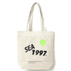 即決!!白 WIND AND SEA 初期ウィンダンシーyouth loser 1997トートバッグ WDSユースルーザーCanvas Tote Bag バッグ/発送レターパック