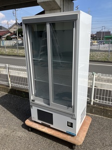 2018年製 大和冷機 箱型ショーケース 221LAU-15 100V 幅700 奥行450 高さ1420mm 冷蔵 スライド扉 ダイワ