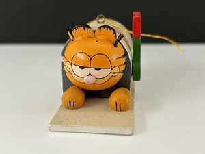 USA ヴィンテージ ガーフィールド 木製 ウッド オーナメント Garfield Dakin [ga-535]ヴィンテージ