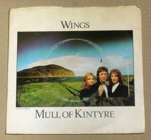 英シングル●WINGS／Mull Of Kintyre～夢の旅人(レコードコレクターズ2020年9月号ポール・ベスト・ソング43位)　全英1位 KENDUN刻印