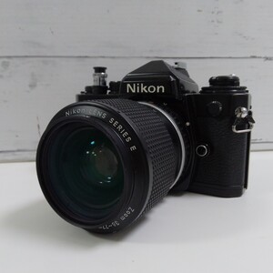 【動作確認済み】★Nikon FE ブラック★ニコン★一眼レフカメラ★フィルムカメラ★レンズ Nikon LENS SERIES E Zoom 36-72mm F3.5★レトロ