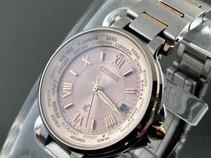 [M005]1円～☆レディース腕時計 シチズン CITIZEN XC クロスシー ソーラー電波 H240-T018238動作品