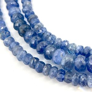 1円〜スタート!!silver!!［サファイアネックレス］n ◎約11.2g 約44.5cm アクセサリー 天然石 ジュエリー accessory necklace sapphire CB3